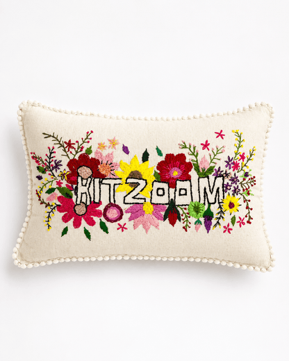 Floral Kitzoom Cushion