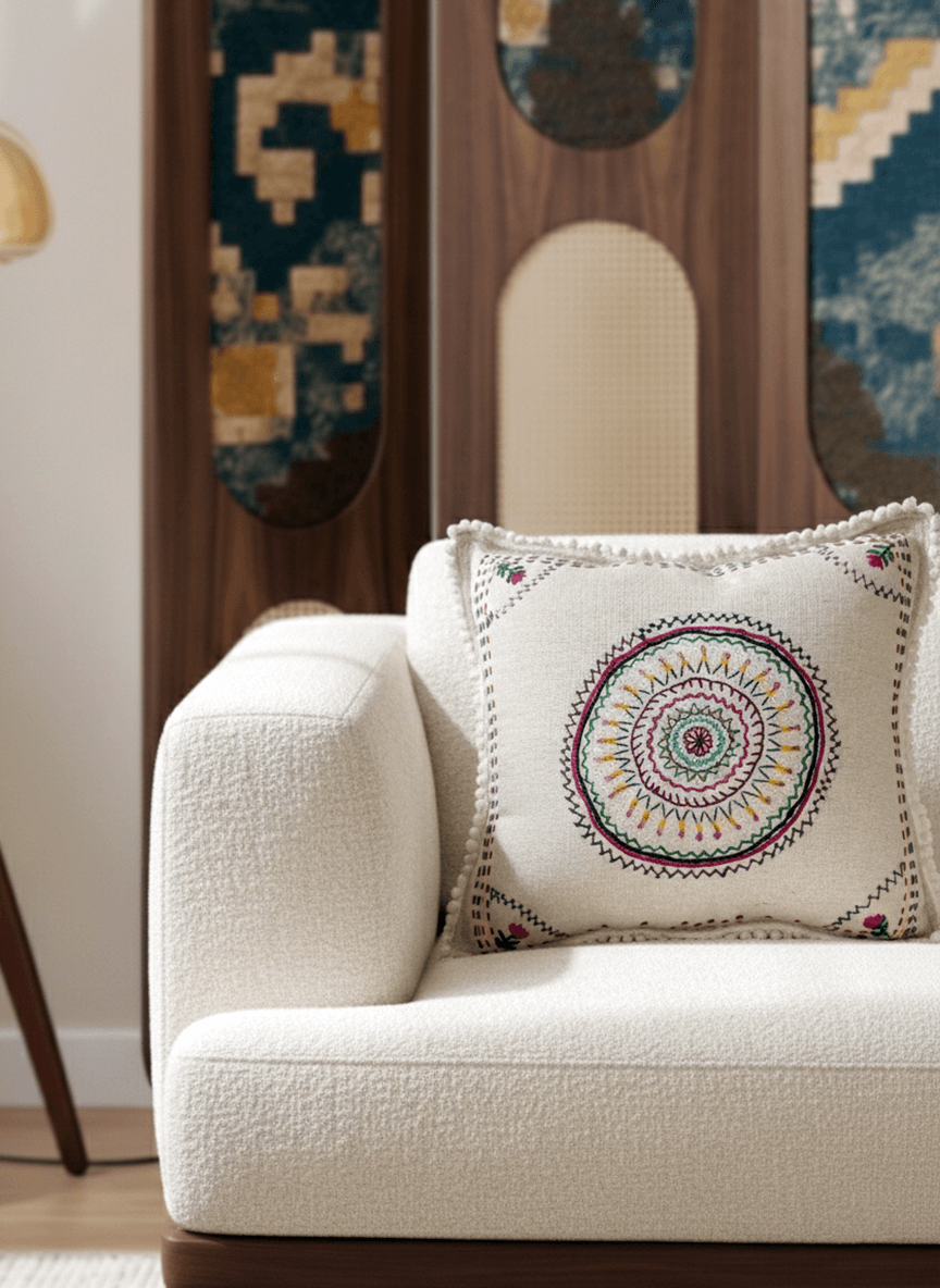 Mandala Bloom Cushion