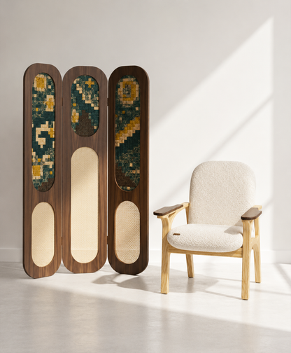 Starry Paravan-Room Divider
