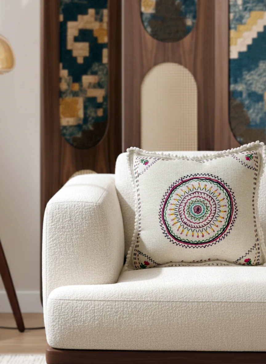 Mandala Bloom Cushion